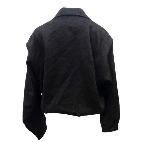 Tom Gutie Women's Baby Alpaca Bomber Jacket Coat Medium - Picture 3 of 13